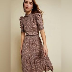 NATION LTD Fabiana Easy Victorian Dress Little House Midi